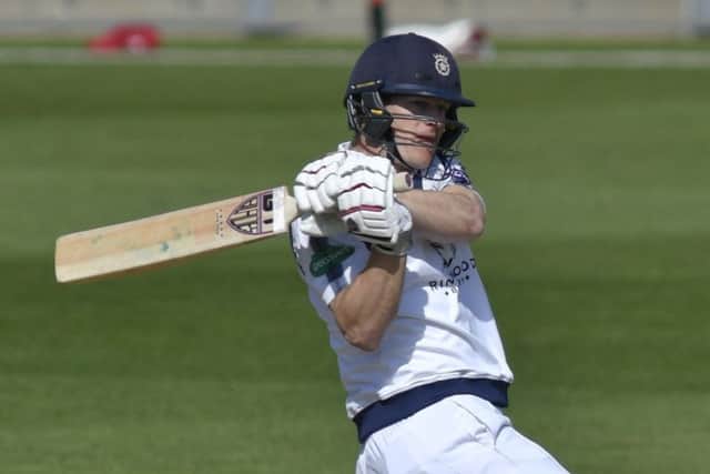 Jimmy Adams struck an unbeaten half century in Hampshire's second innings. Picture: Neil Marshall