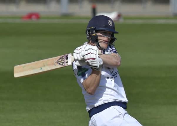 Jimmy Adams struck an unbeaten half century in Hampshire's second innings. Picture: Neil Marshall