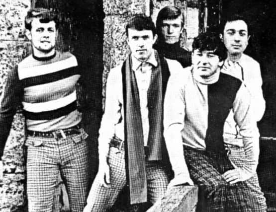 The Rampant with Ritchie Peters (vocals), Ron Hughes (lead guitar), Ken Hughes ((drums), Tom Golding (bass) Mick Cooper (keyboards).