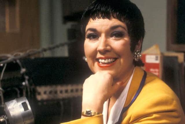 Ruth Madoc as Gladys Pugh in the 1980s' BBC television comedy Hi-de-Hi!