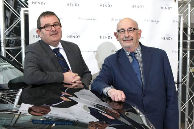 Hendy helps heart charity get the show on the roadcaption: l to r: Mark Busby and Ken Wilde