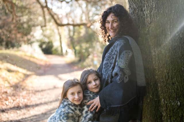 Vicky Boots and her two daughters (from left) Amy and Emma