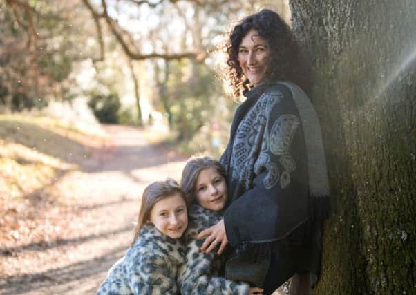 Vicky Boots and her two daughters (from left) Amy and Emma