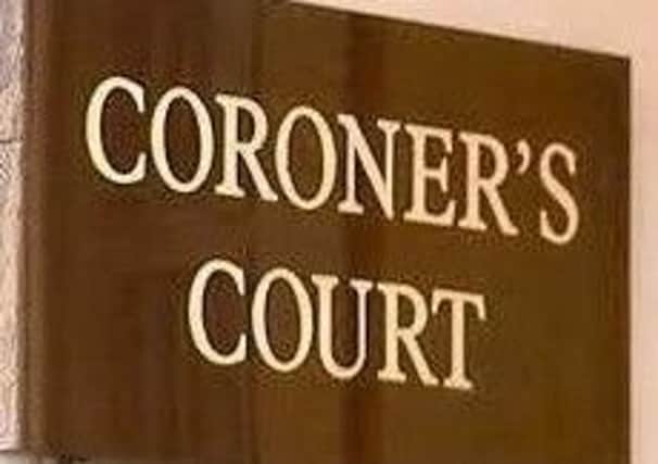 The coroner recorded a verdict of suicide