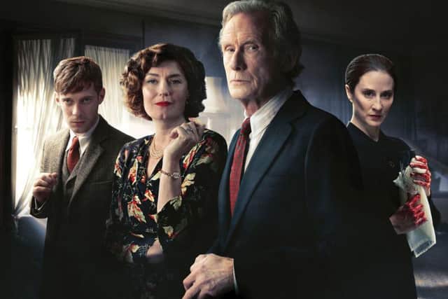 Arthur Calgary (LUKE TREADAWAY), Rachel Argyll (ANNA CHANCELLOR), Leo Argyll (BILL NIGHY), Kirsten Lindstrom (MORVEN CHRISTIE) - (C) Mammoth Screen/ACL - Photographer: James Fisher/Joss Barratt