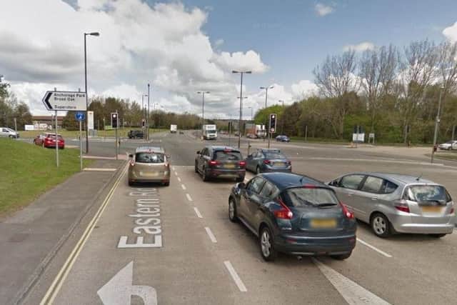 Resurfacing works are taking place on the Eastern Road for five weeks.