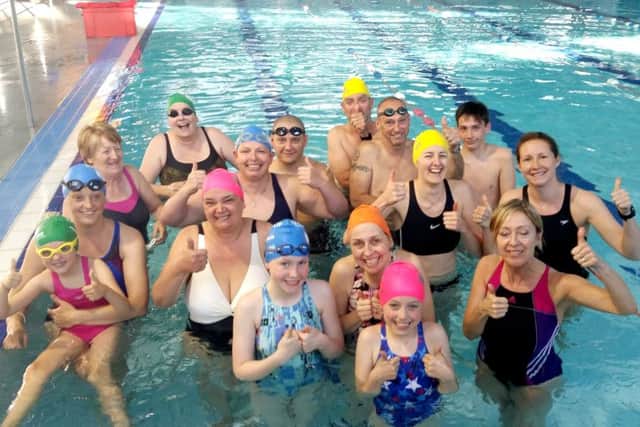 Swimathon participants in the past at Fareham