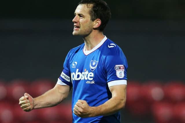 Former Pompey skipper Michael Doyle Picture: Joe Pepler