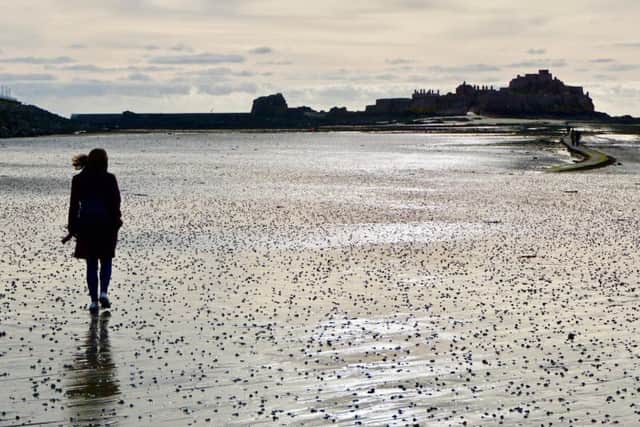 A stroll on the beach.