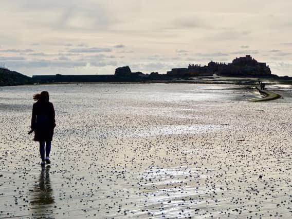 A stroll on the beach.