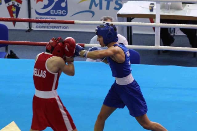 Ivy-Jane Smith during the European Championships. Picture: England Boxing