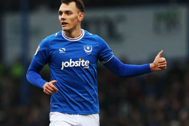 Pompey forward Kal Naismith Picture: Joe Pepler