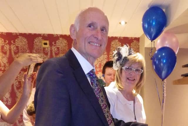 Martin Shuker at his wedding