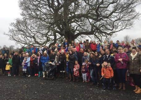 A walk in aid of Reggie Fudge of Westbourne who has acute lymphoblastic leukaemia
