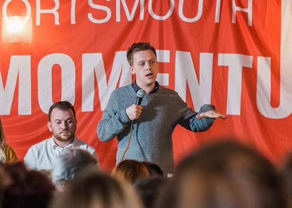 Journalist, author and Labour activist Owen Jones at the Rifle Club in Portsmouth. Picture: Mike Cooter