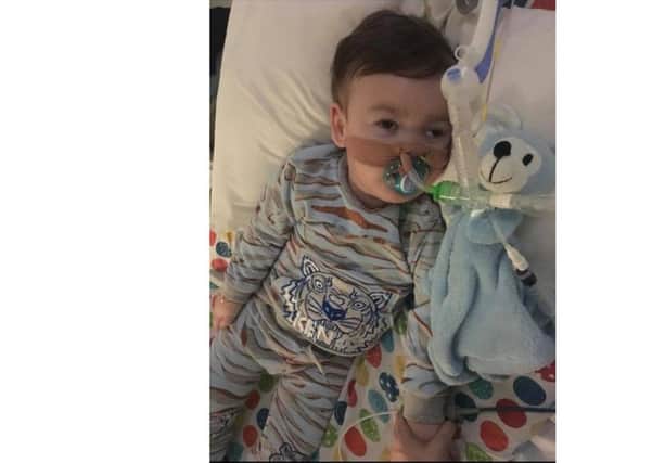 Alfie Evans, who is on a life support machine