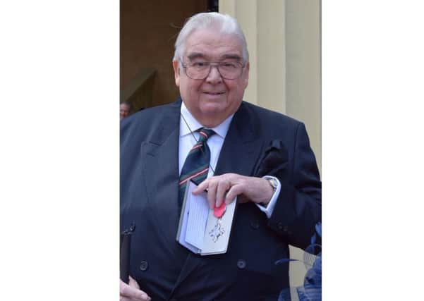 Michael Pipes from Southbourne went to Buckingham Palace to receive his MBE medal
