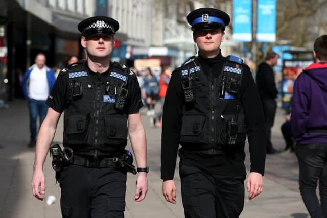 Acting Sgt Dan McGarrigle, left, and PCSO Hayden Alderson are part of the Project Stark Picture: Chris Moorhouse