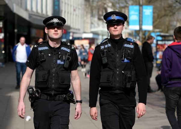 Acting Sgt Dan McGarrigle, left, and PCSO Hayden Alderson are part of the Project Stark Picture: Chris Moorhouse