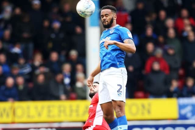 Anton Walkes in action in the victory at Walsall. Picture: Joe Pepler
