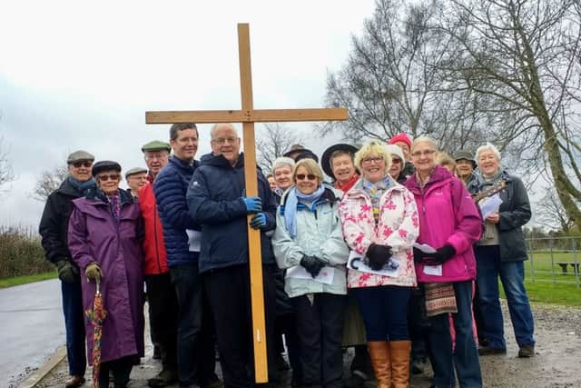 Christians in Westbourne marked Good Friday with their traditional walk through the village