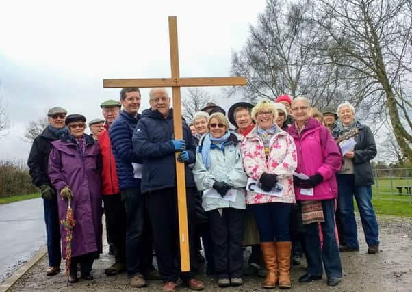 Christians in Westbourne marked Good Friday with their traditional walk through the village