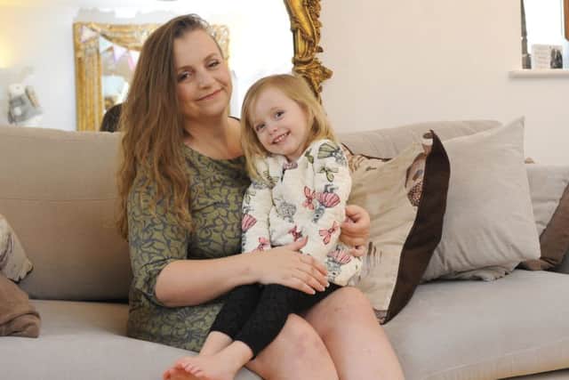 Rachel Ballard with her daughter Georgiana Picture: Malcolm Wells (180330-2864)