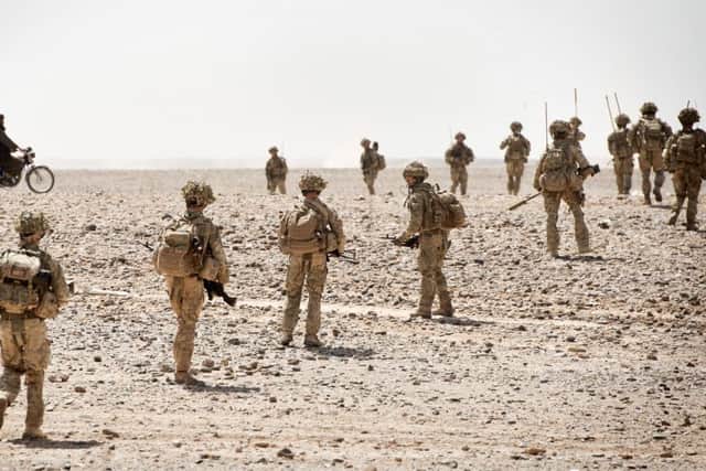 British troops in Afghanistan
