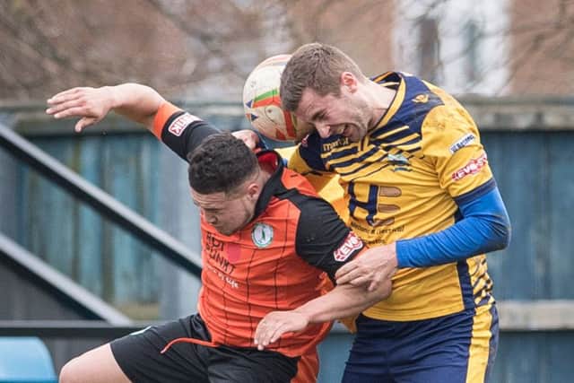 Ed Sanders netted an own goal for Gosport Borough.  Picture: Keith Woodland