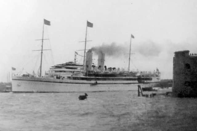 HMS Medina heads for India for the Durba