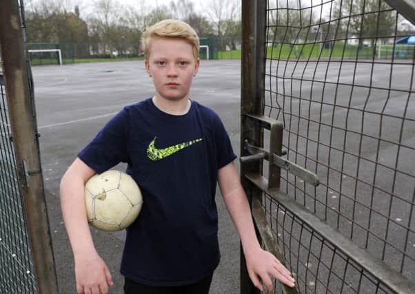 Landen Holt, 10, was assaulted while playing in Stamshaw Park, in Portsmouth, on Easter Sunday. 
Picture: Malcolm Wells