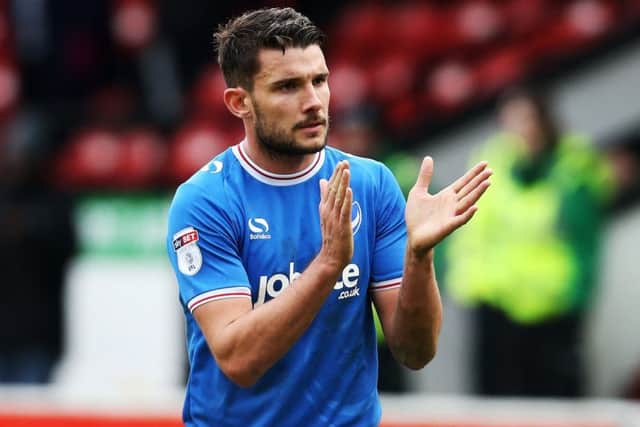 Pompey midfielder Gareth Evans. Picture: Joe Pepler/ PinPep