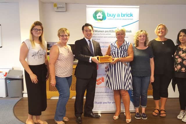 Alan Mak MP with the team from the Southern Domestic Abuse Service