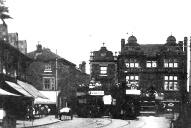Kingston Cross from Kingston Crescent in the 1920s