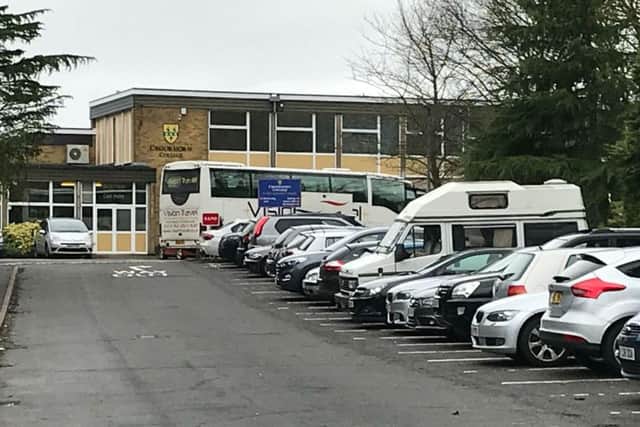 Students have returned to Crookhorn College after falling unwell in America