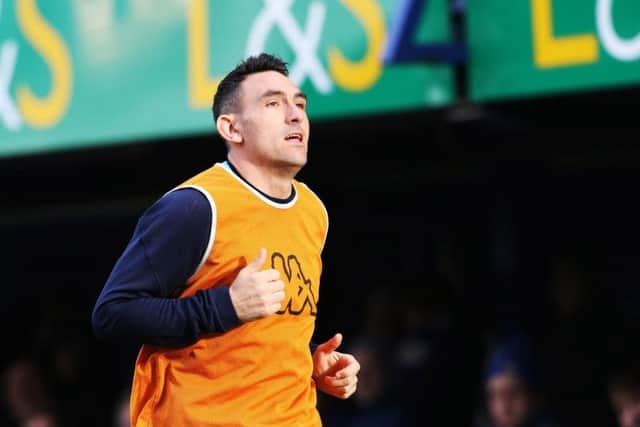 Gary Roberts back at Fratton Park on Monday night.