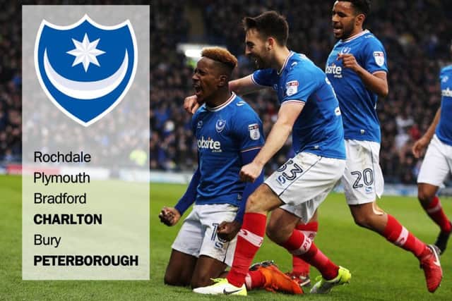 Pompey's remaining League One fixtures