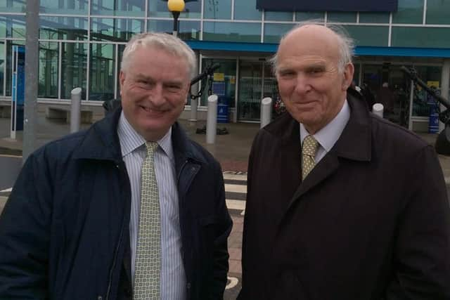 Gerald Vernon-Jackson and Sir Vince Cable