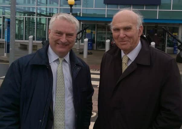 Gerald Vernon-Jackson and Sir Vince Cable