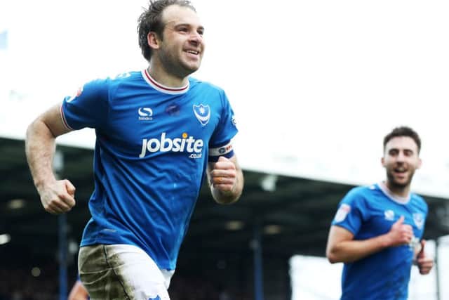 Pompey striker Brett Pitman. Picture: Joe Pepler
