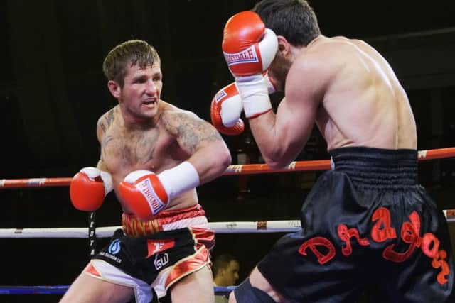 Floyd Moore during his victory over Ivan Godor in November. Picture: Neil Marshall