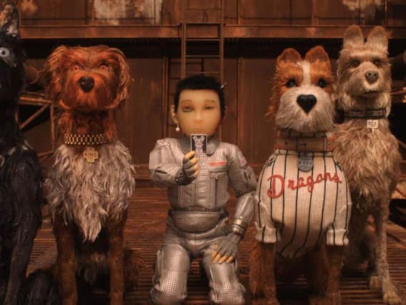 A still from Isle Of Dogs.