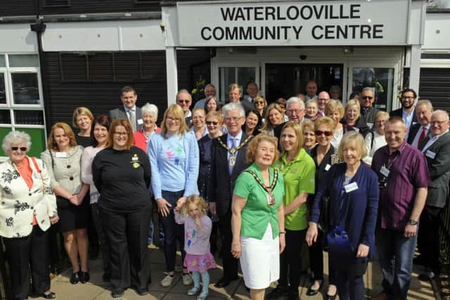 The official opening Waterlooville Community Centres York Room and Waterloo Bar. Picture:  Malcolm Wells (180406-3573)