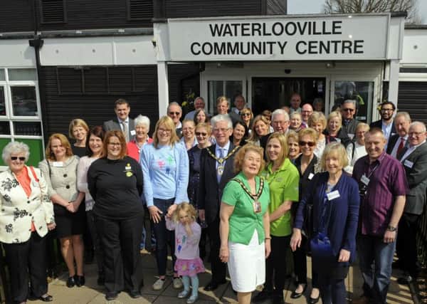 The official opening Waterlooville Community Centres York Room and Waterloo Bar. Picture:  Malcolm Wells (180406-3573)