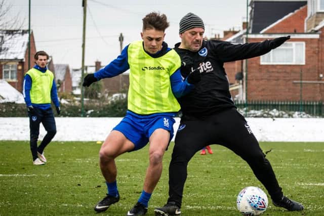 Robbie Blake has been a big influence on Jack Whatmough on the training ground. Picture: Colin Farmery