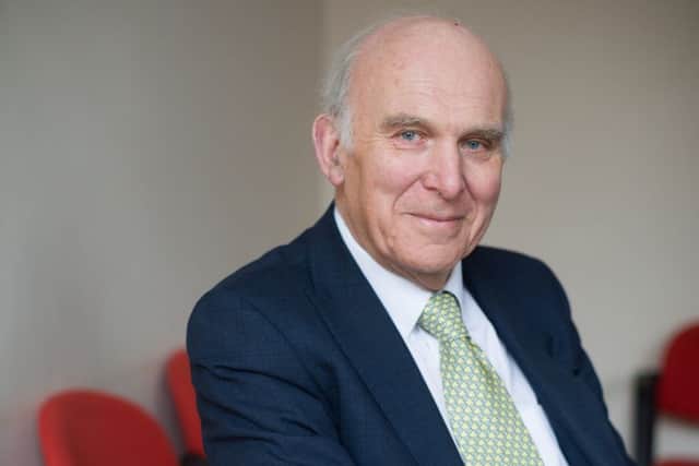 Vince Cable. Picture: Duncan Shepherd