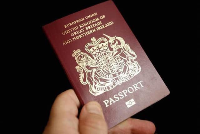 Sean thinks there's more important things in life than the colour of the British passport