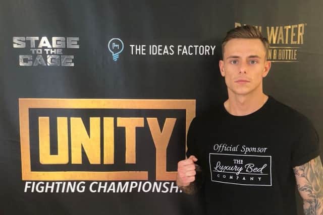 Cameron Hardy fights in the co-main event on the Unity Fighting Championship.