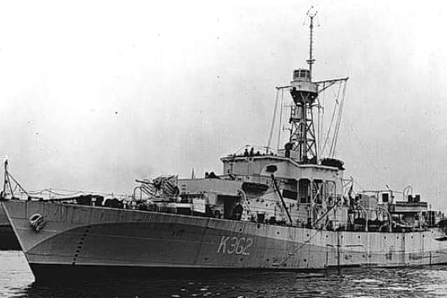 HMS Portchester Castle The Castle class corvette HMS Portchester Castle.