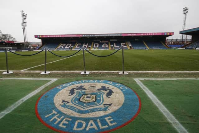 Rochdale v Pompey at Spotland. Picture: Daniel Chesterton/phcimages.com)